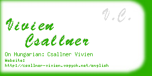 vivien csallner business card